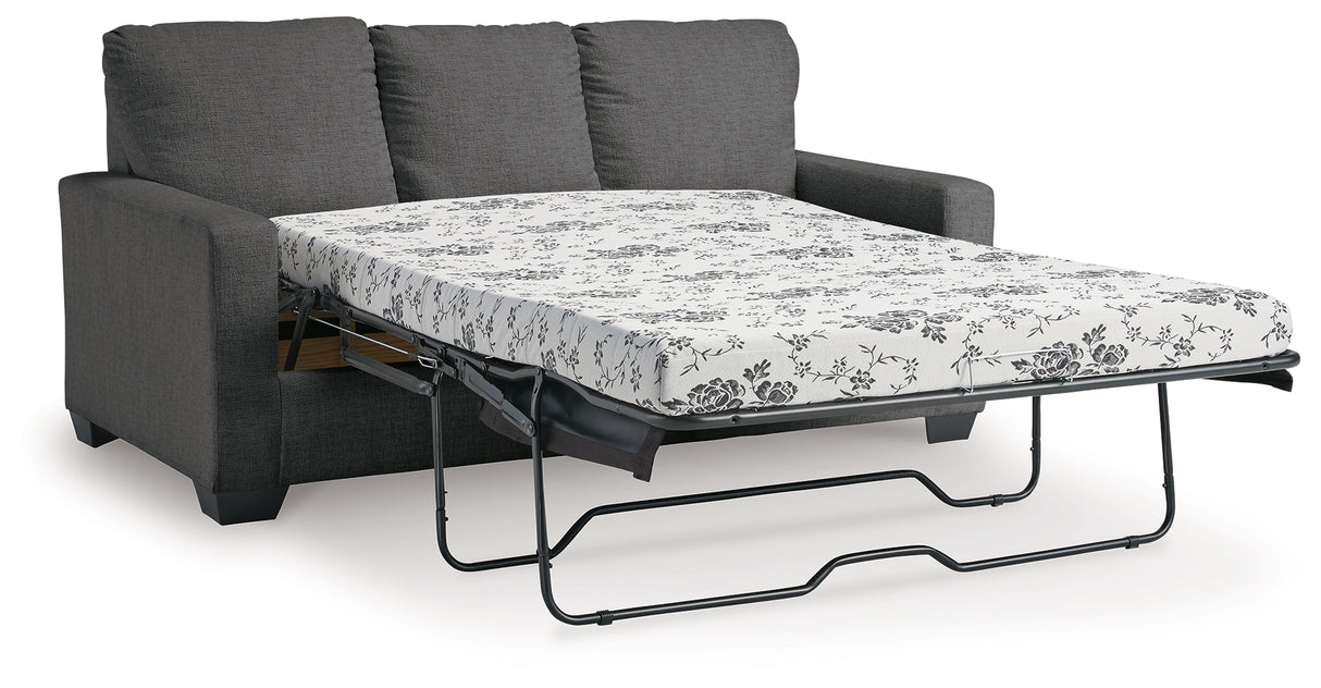 Rannis Pewter Full Sofa Sleeper from Ashley Furniture - Luna Furniture
