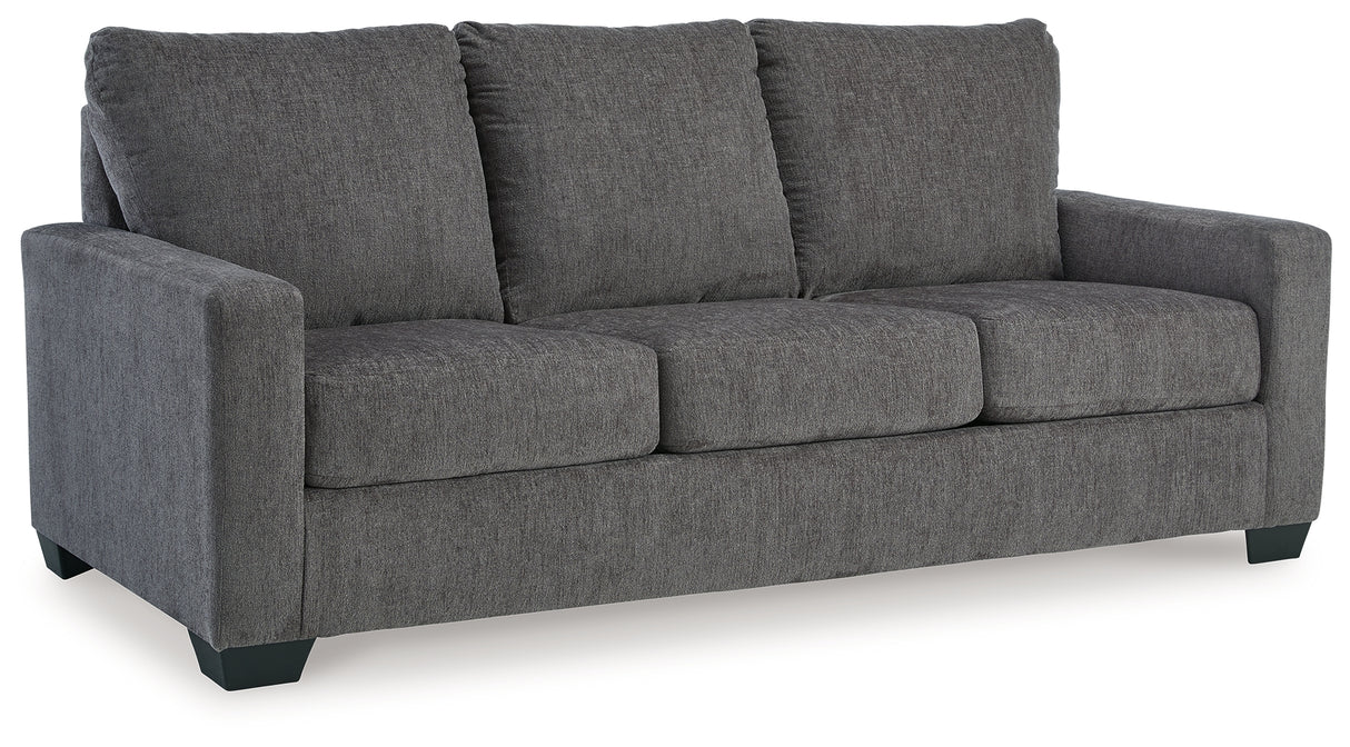 Rannis Pewter Queen Sofa Sleeper from Ashley Furniture - Luna Furniture