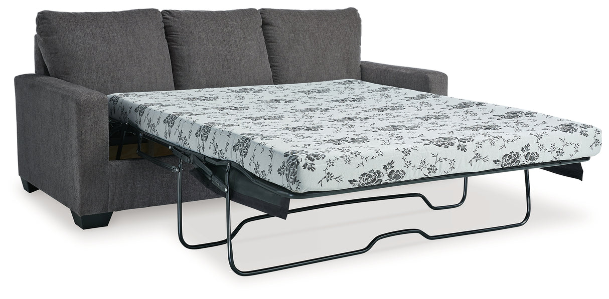 Rannis Pewter Queen Sofa Sleeper from Ashley Furniture - Luna Furniture