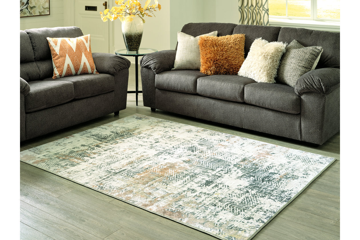 An AnRegalia CrownEmpireKINGSDOWセミダブル Redlings-Multi-Medium-Rug-Luna