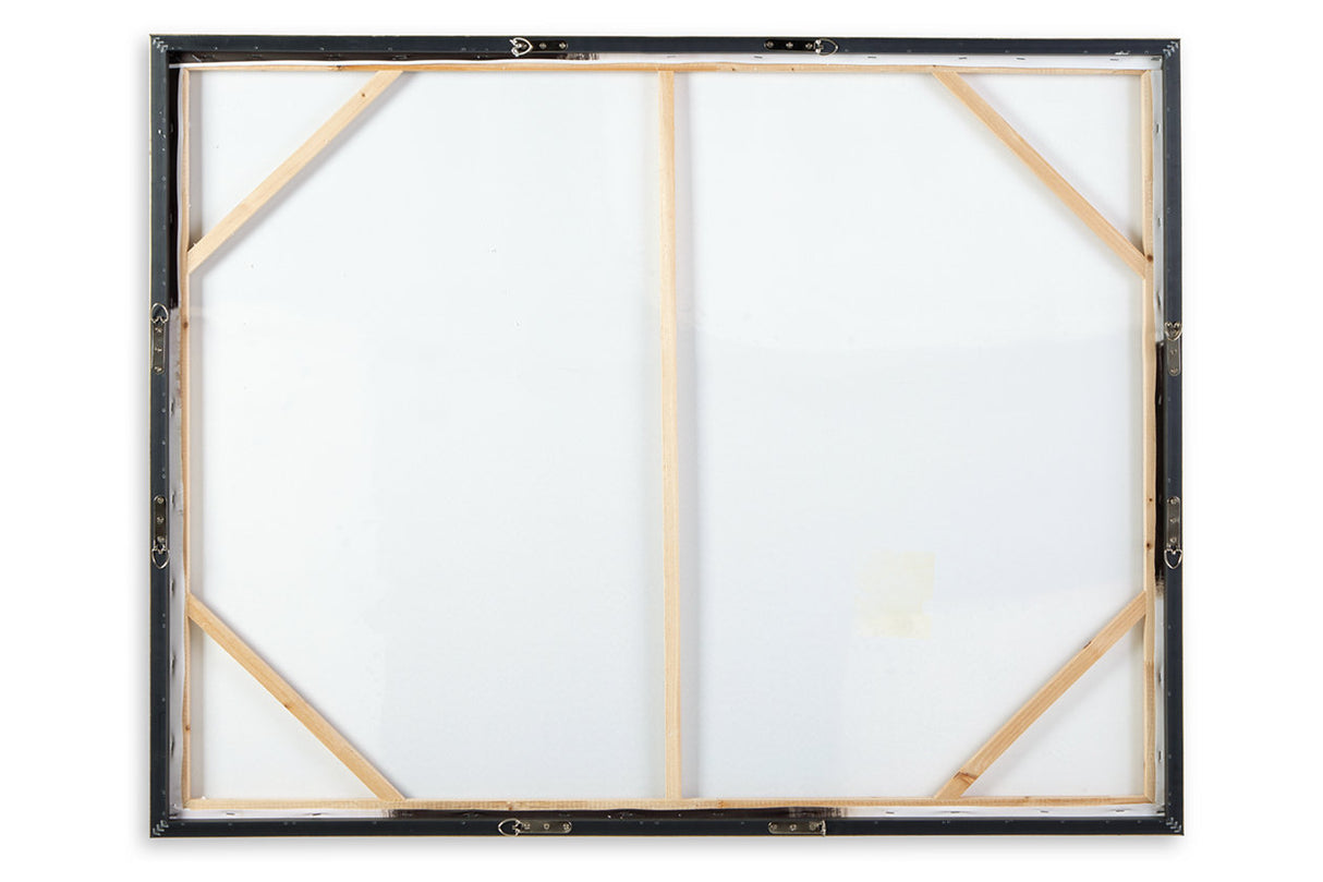 Reighlea Black/White Wall Art from Ashley - Luna Furniture