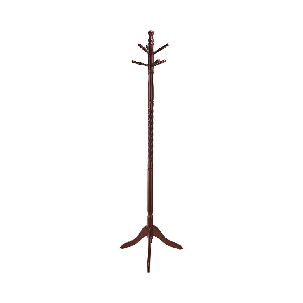 Riona Merlot 2-Tier Coat Rack from Coaster - Luna Furniture