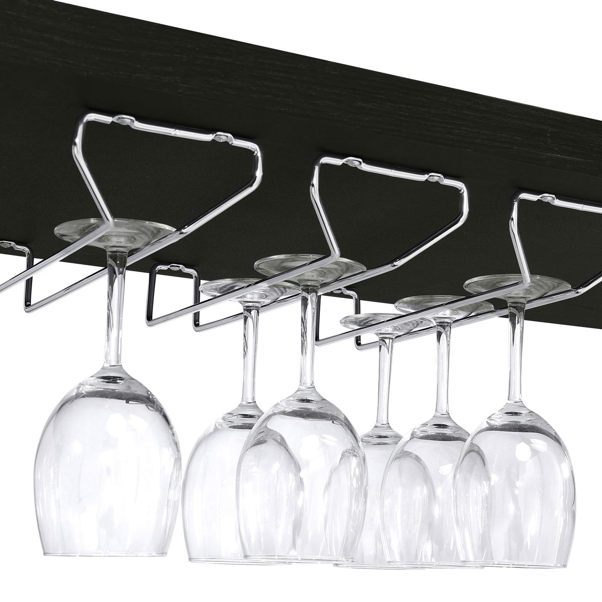 Risley Dark Charcoal 2-Door Circular LED Home Bar with Wine Storage from Coaster - Luna Furniture