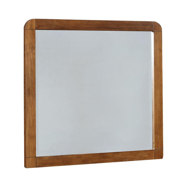 Robyn Dark Walnut Rectangular Mirror (Mirror Only)