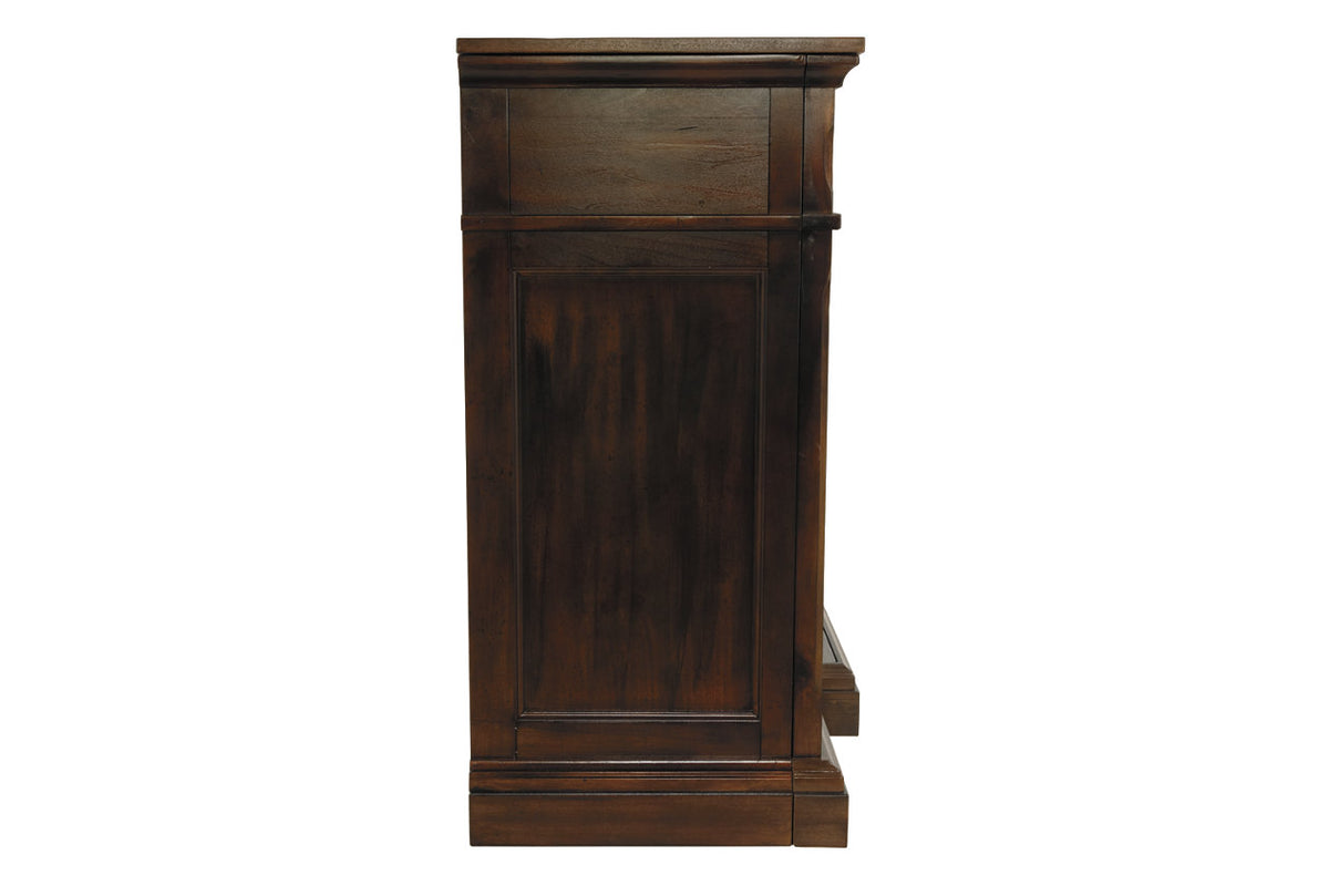 Roddinton Dark Brown 72" TV Stand from Ashley - Luna Furniture