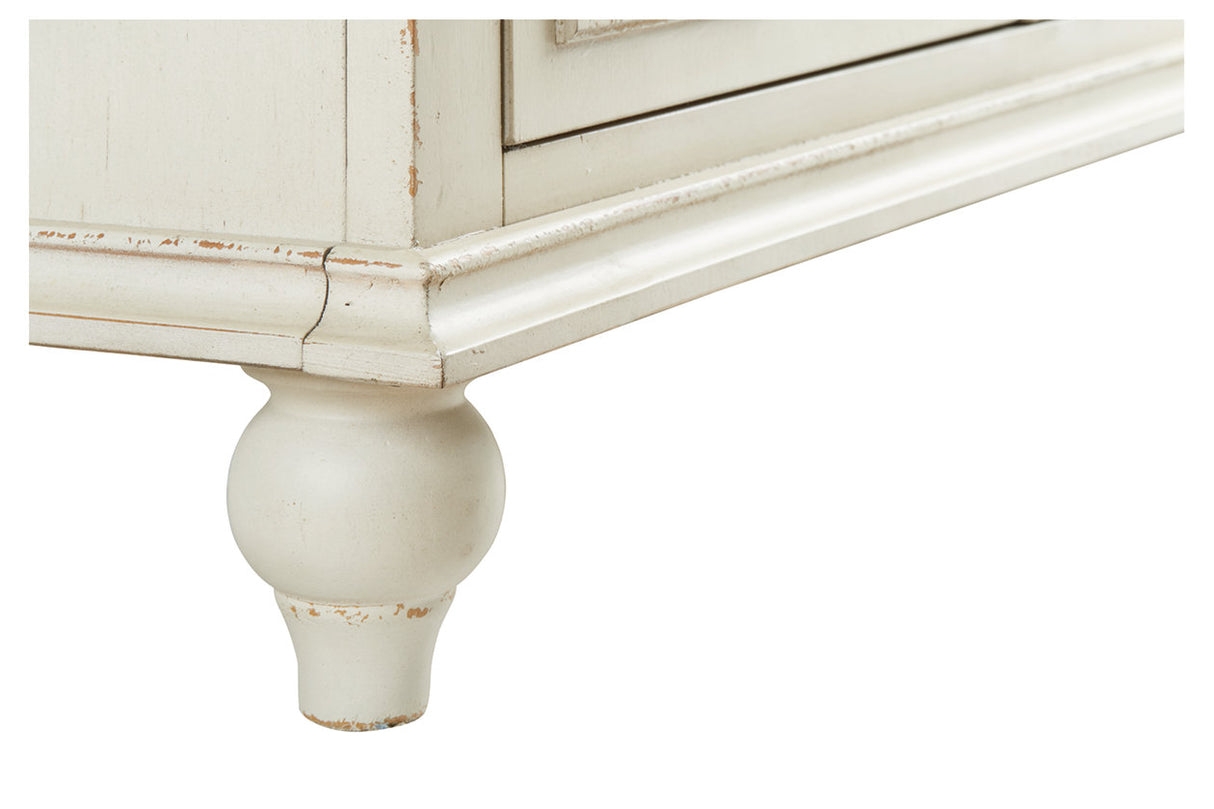 Roranville Antique White Accent Cabinet from Ashley - Luna Furniture
