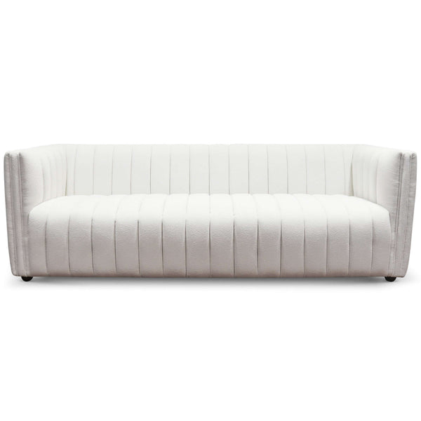 Rosslyn White Boucle Sofa