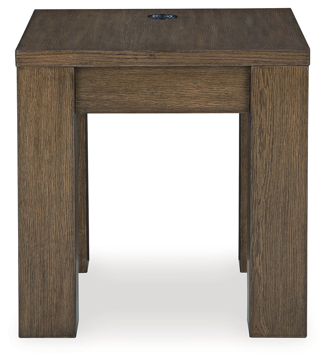 Rosswain Warm Brown End Table from Ashley - Luna Furniture