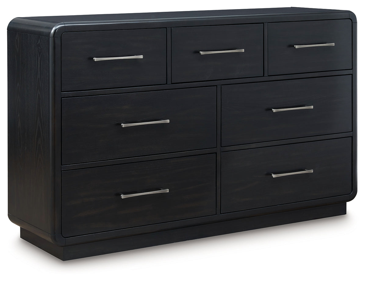 Rowanbeck Black Dresser - Luna Furniture Rowanbeck Black Dresser - Luna Furniture