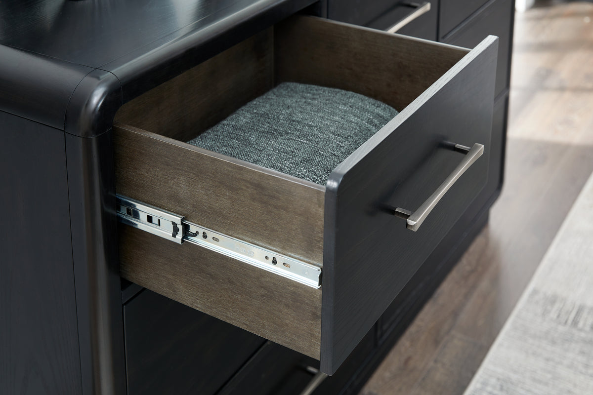 Rowanbeck Black Dresser from Ashley Furniture - Luna Furniture