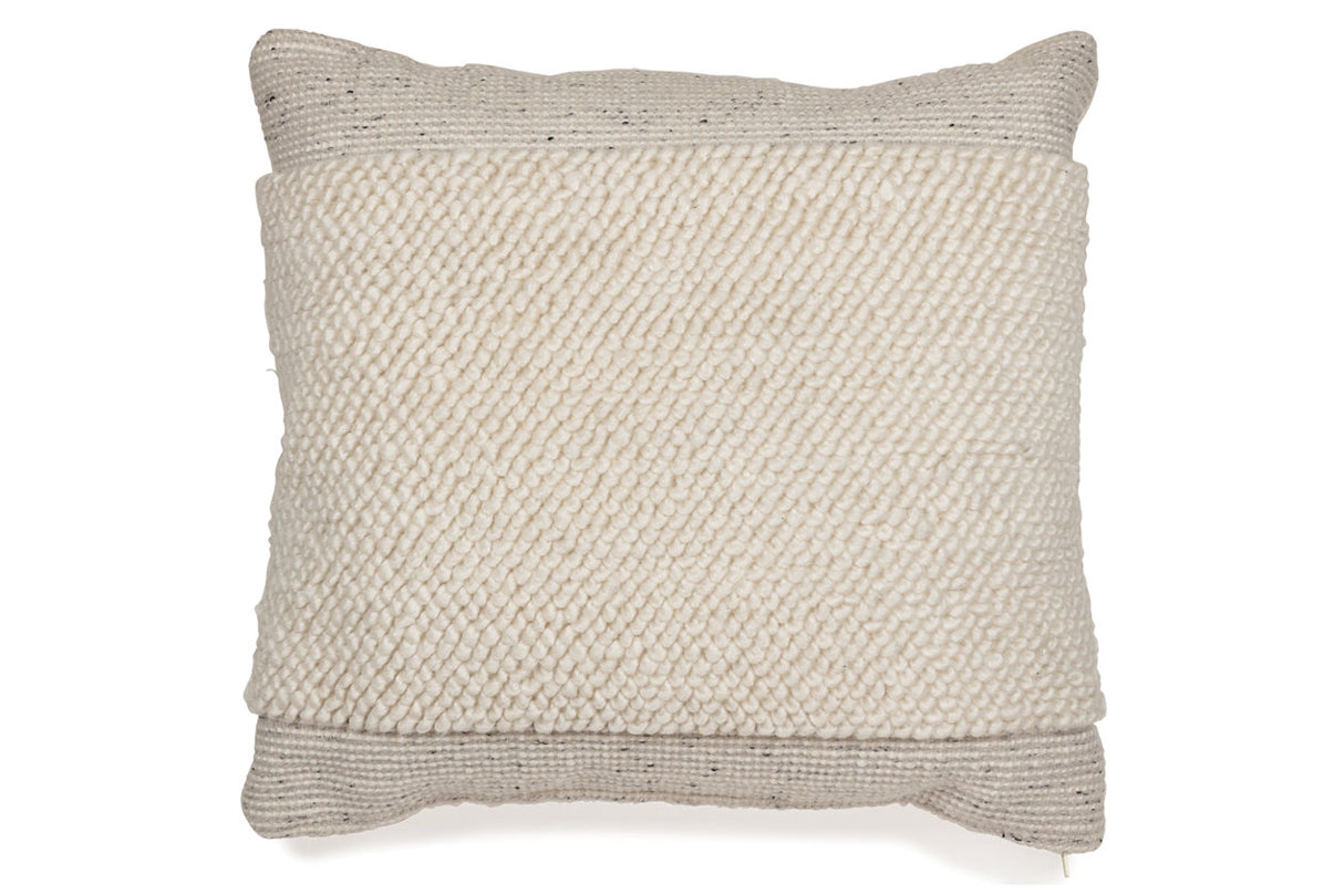 Rowcher Gray/White Pillow from Ashley Furniture - Luna Furniture
