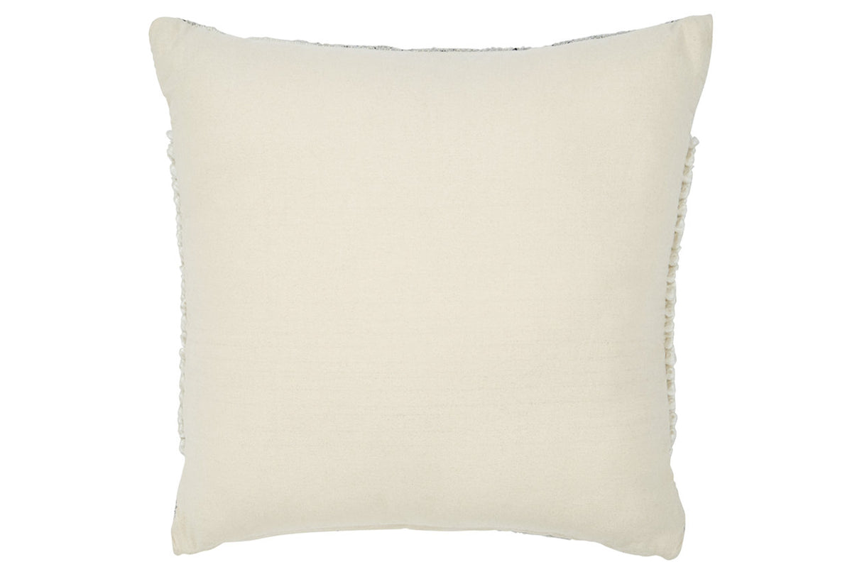 Rowcher Gray/White Pillow from Ashley Furniture - Luna Furniture