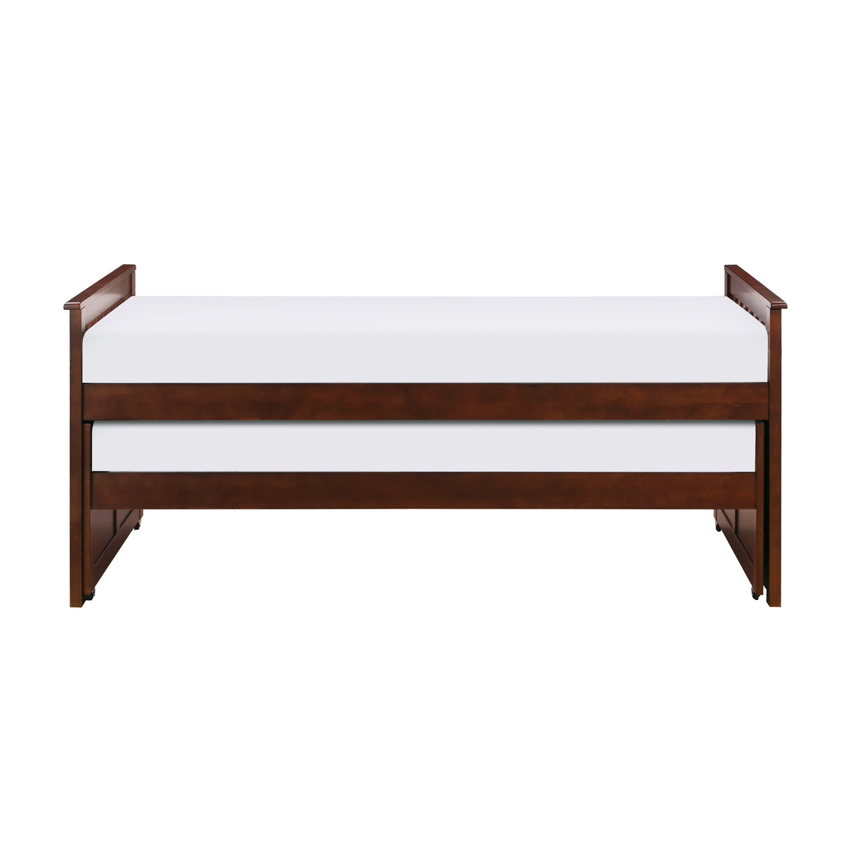 Rowe Dark Cherry Twin/Twin Bed from Homelegance - Luna Furniture