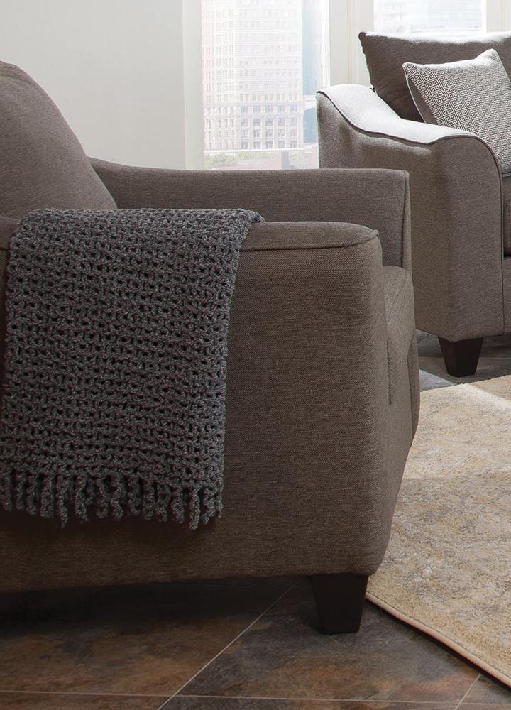 Salizar Gray Flared Arm Chair from Coaster - Luna Furniture