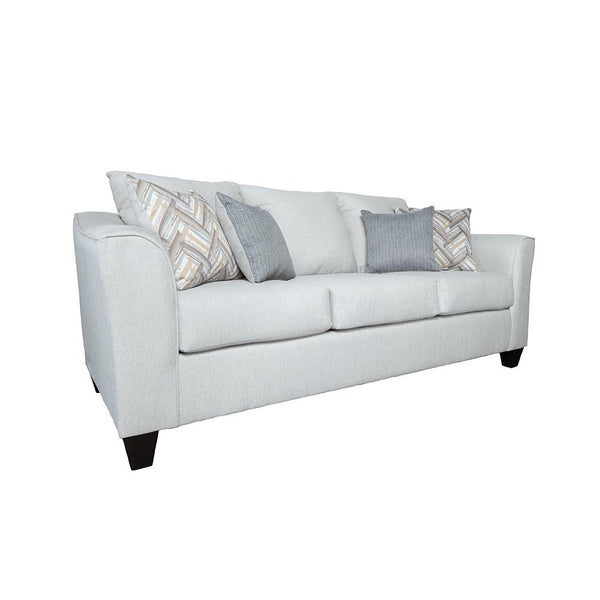 Salizar Gray Mist Upholstered Track Arm Fabric Sofa