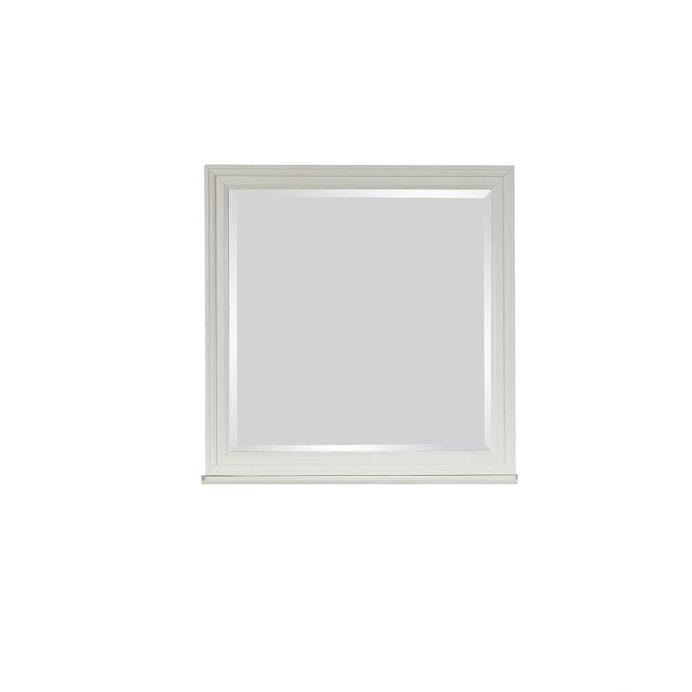 Sandy Beach White Rectangular Mirror (Mirror Only) from Coaster - Luna Furniture