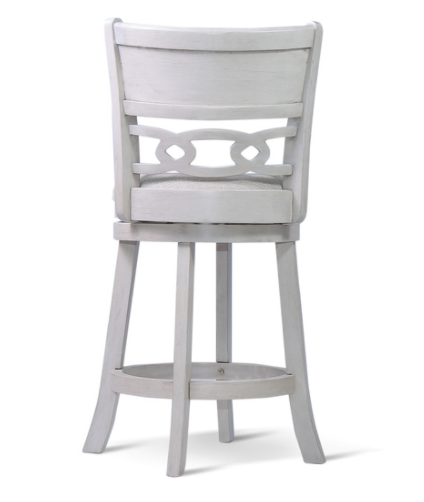 Savor White Swivel Counter Height Chair, Set of 2 from Homelegance - Luna Furniture
