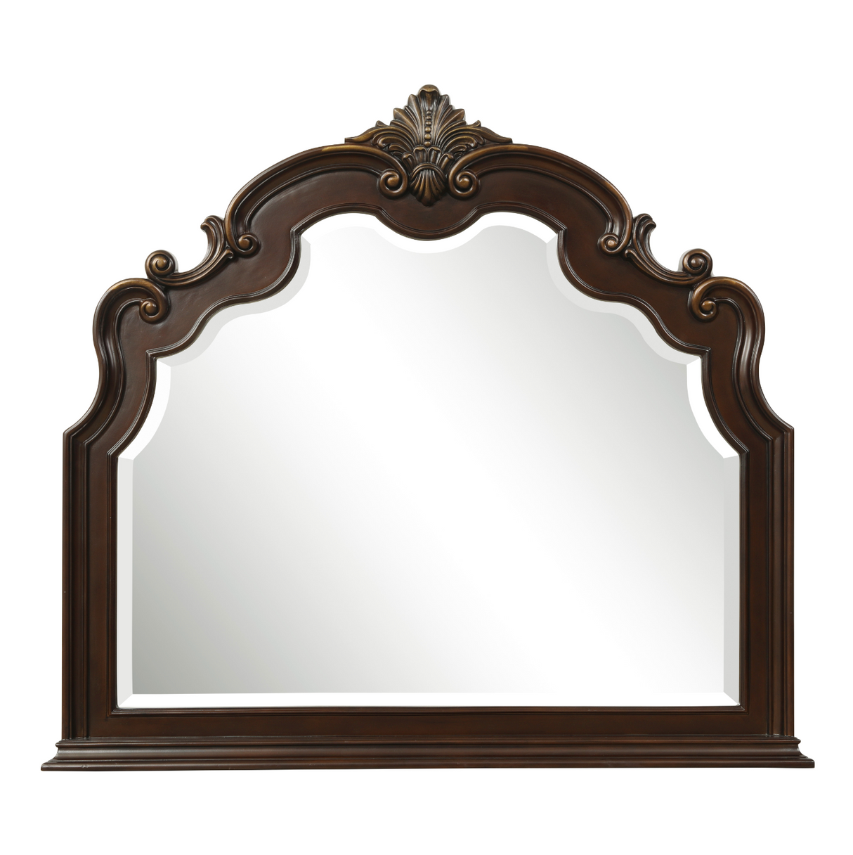 Cavalier Dark Cherry Mirror (Mirror Only) from Homelegance - Luna Furniture