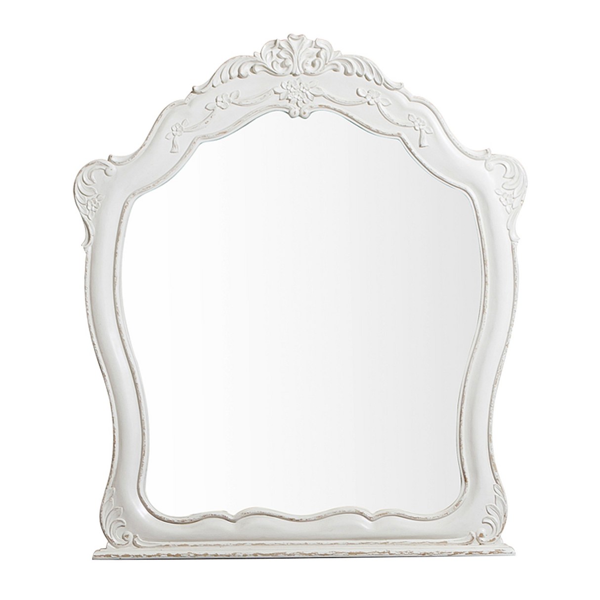 Cinderella Antique White Mirror (Mirror Only) from Homelegance - Luna Furniture