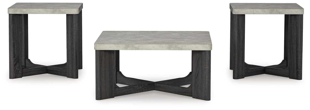 Sharstorm Two-tone Gray Table from Ashley - Luna Furniture