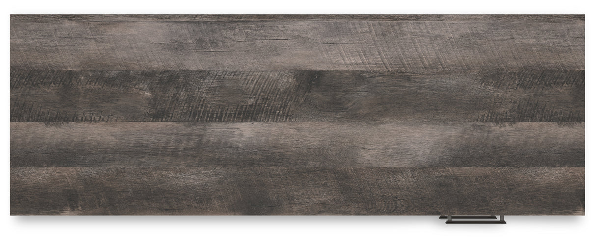 Shawburn White/Dark Charcoal Gray 54" Home Office Desk from Ashley - Luna Furniture