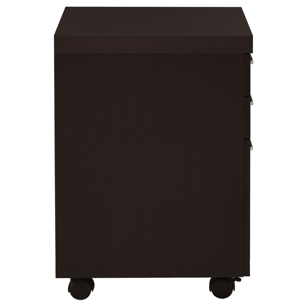Skylar Cappuccino 3-Drawer Mobile File Cabinet from Coaster - Luna Furniture