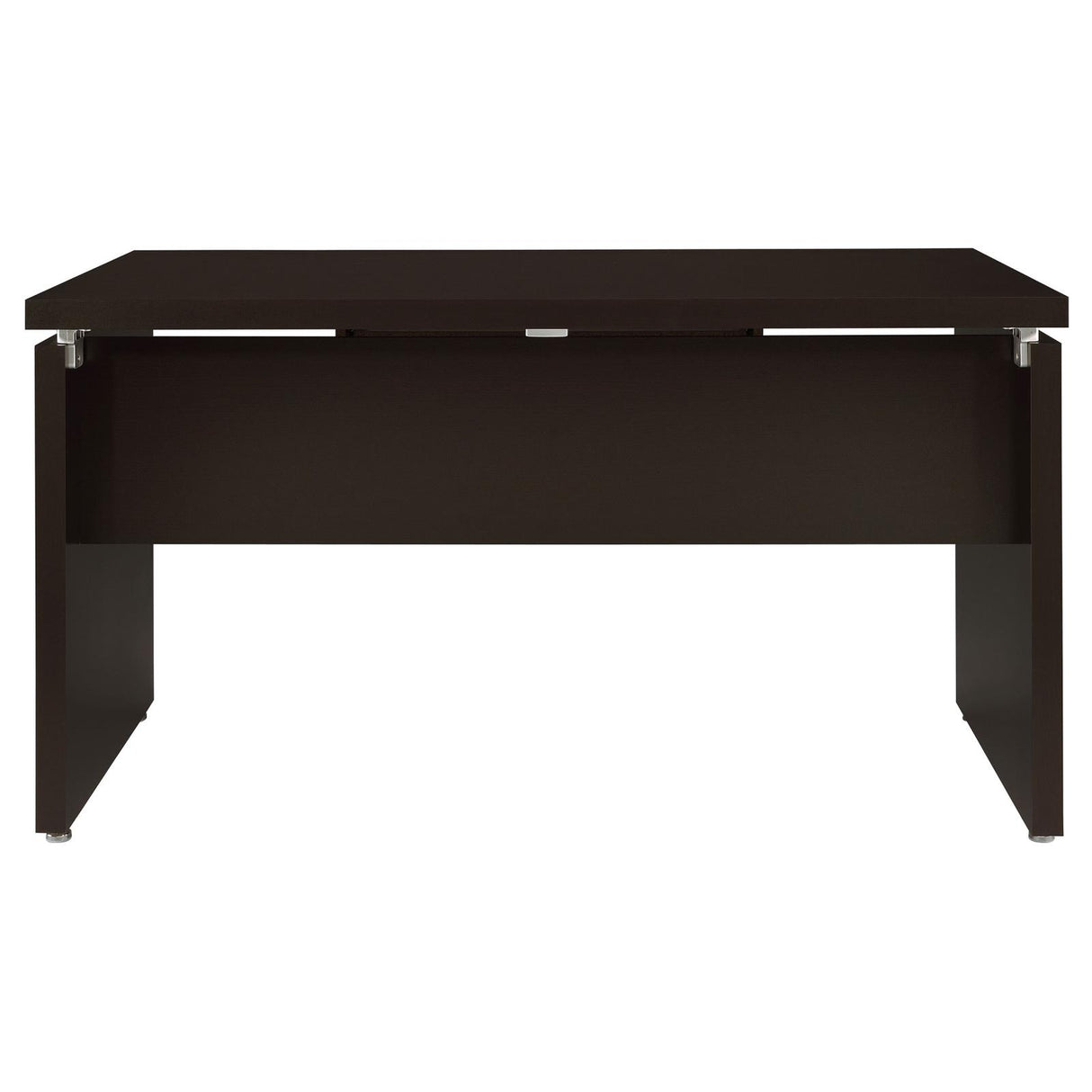 Skylar Cappuccino Computer Desk with Keyboard Drawer from Coaster - Luna Furniture