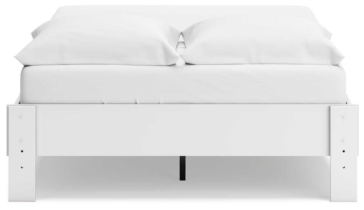 Socalle Two-tone Full Platform Base Bed from Ashley - Luna Furniture