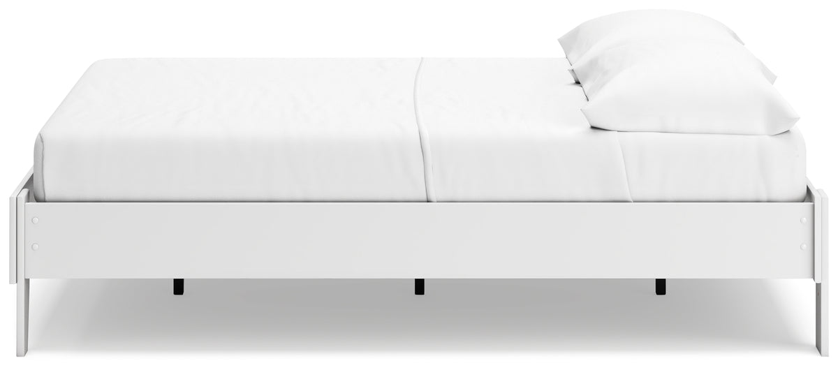 Socalle Two-tone Full Platform Base Bed from Ashley - Luna Furniture