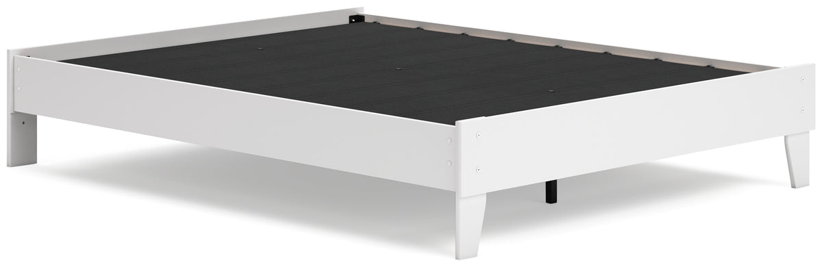Socalle Two-tone Queen Platform Base Bed from Ashley Furniture - Luna Furniture