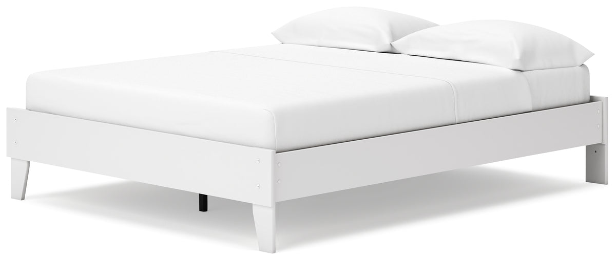 Socalle Two-tone Queen Platform Base Bed from Ashley Furniture - Luna Furniture
