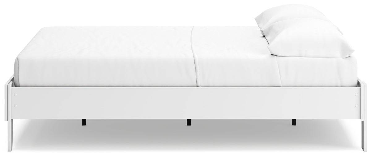 Socalle Two-tone Queen Platform Base Bed from Ashley Furniture - Luna Furniture
