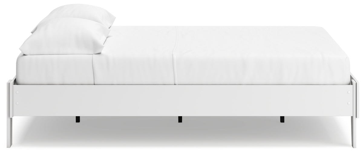 Socalle Two-tone Queen Platform Base Bed from Ashley Furniture - Luna Furniture