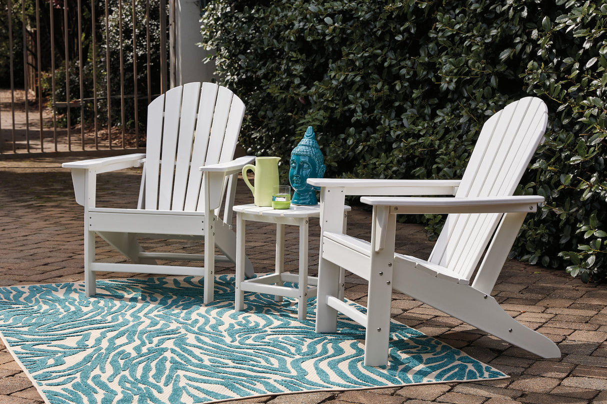 Sundown Treasure White Adirondack Chair from Ashley - Luna Furniture