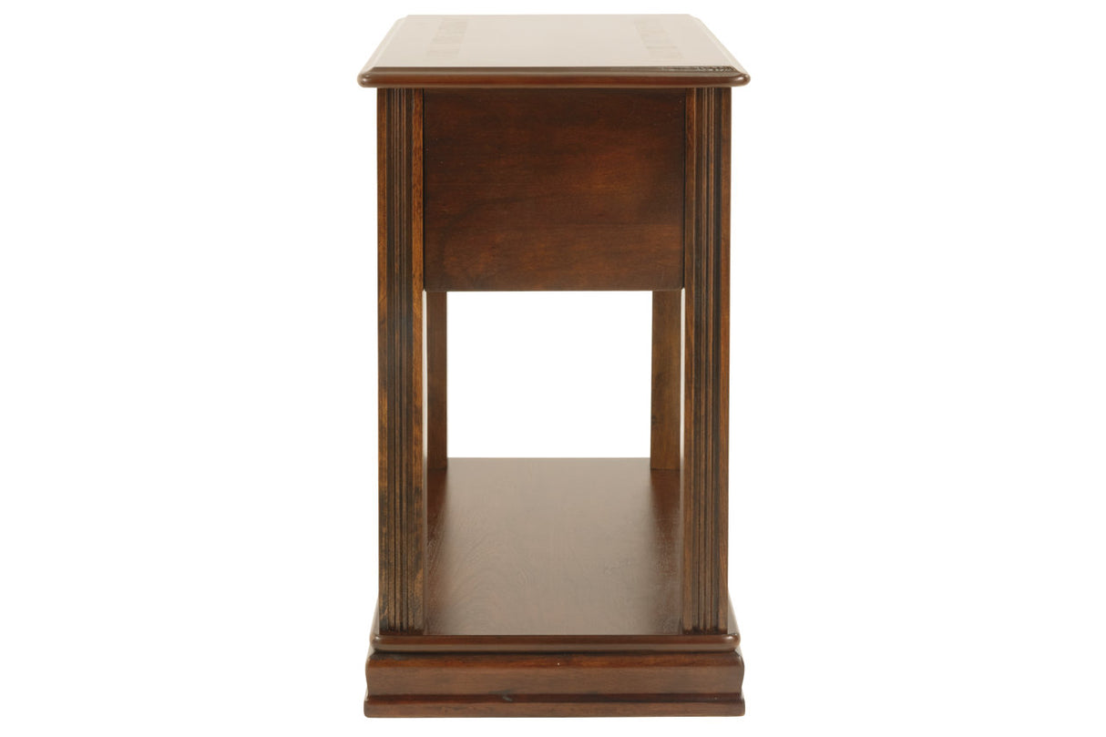 Breegin Brown Chairside End Table from Ashley - Luna Furniture