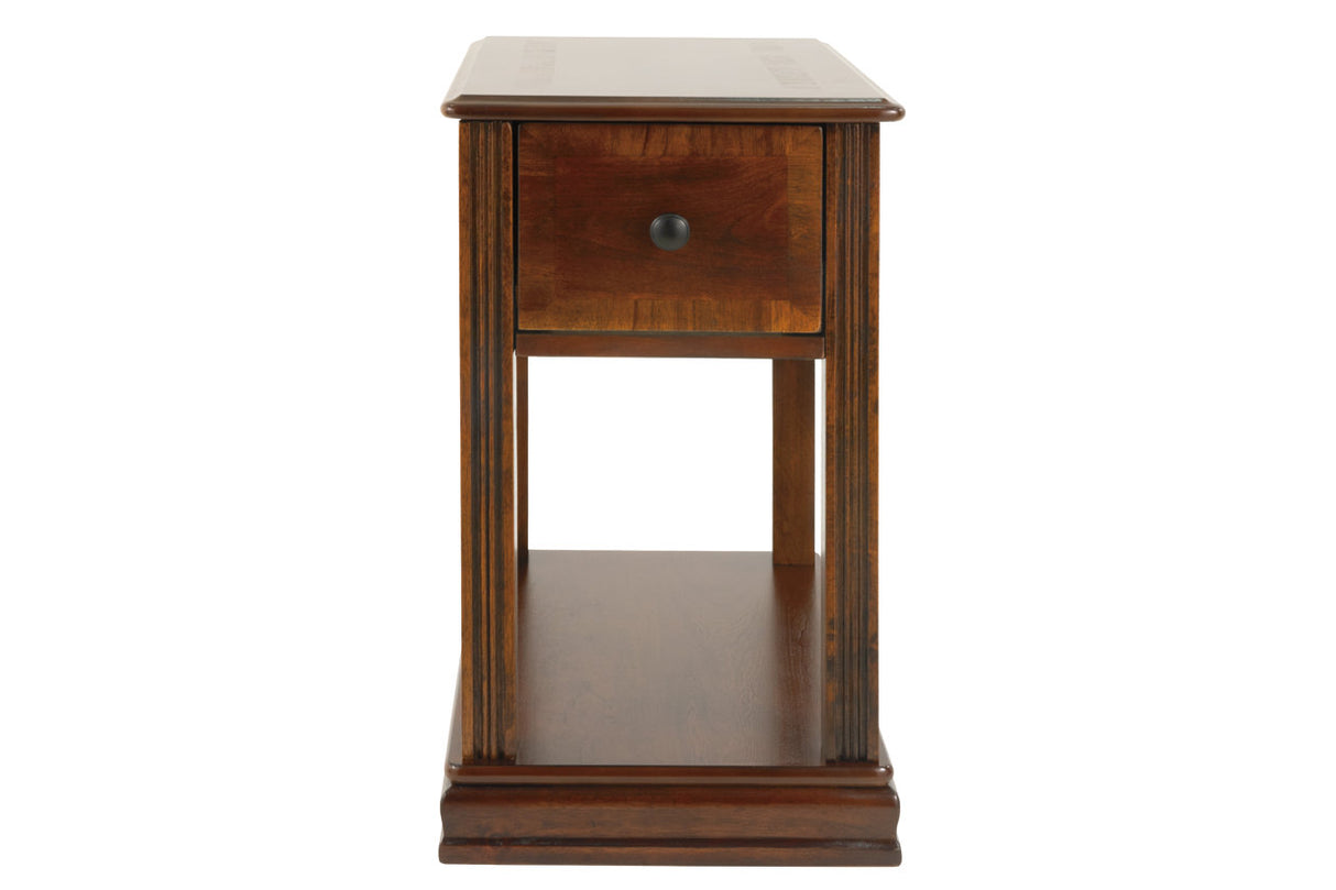 Breegin Brown Chairside End Table from Ashley - Luna Furniture