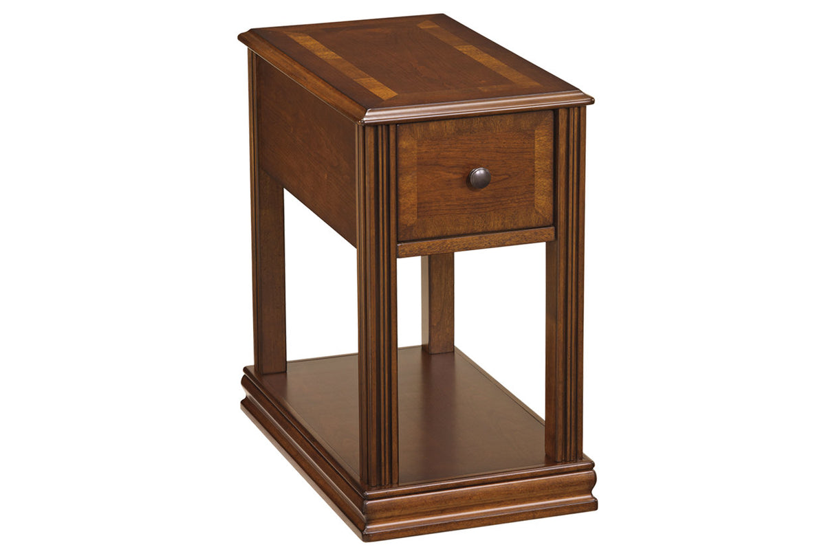 Breegin Brown Chairside End Table from Ashley - Luna Furniture