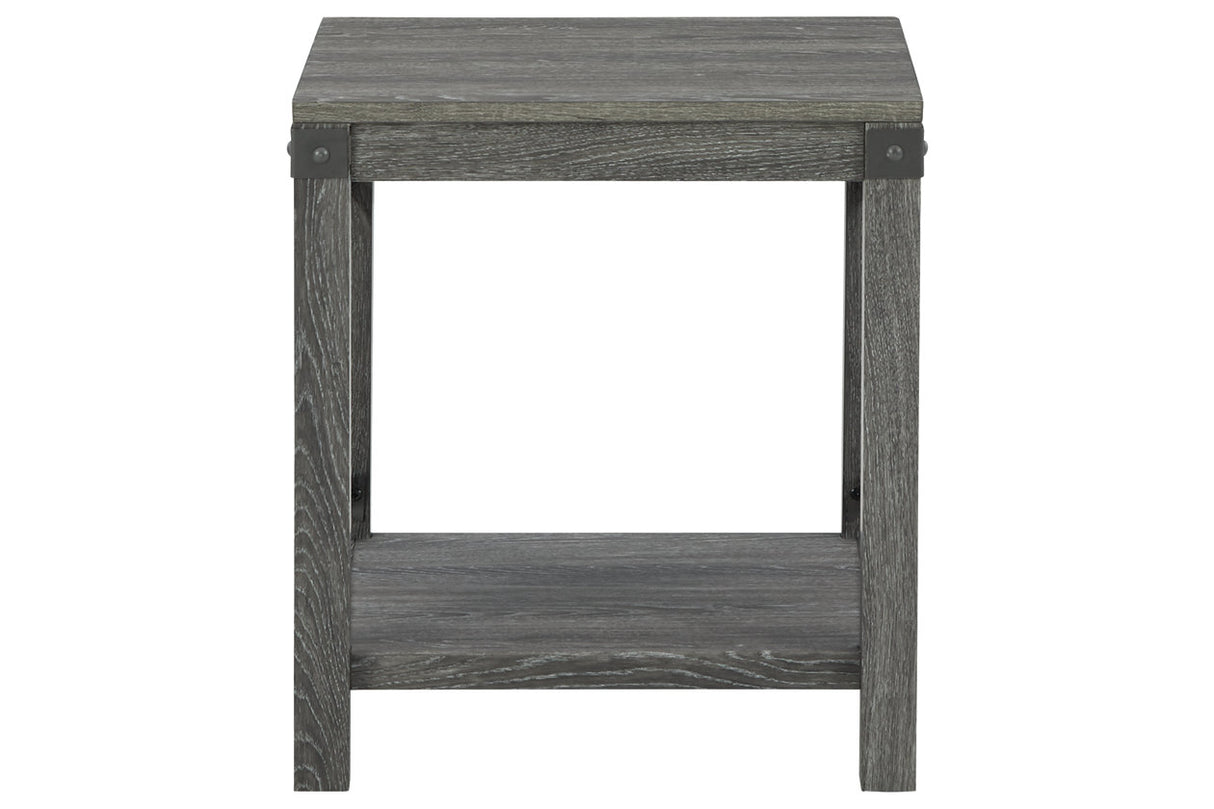 Freedan Grayish Brown End Table from Ashley - Luna Furniture
