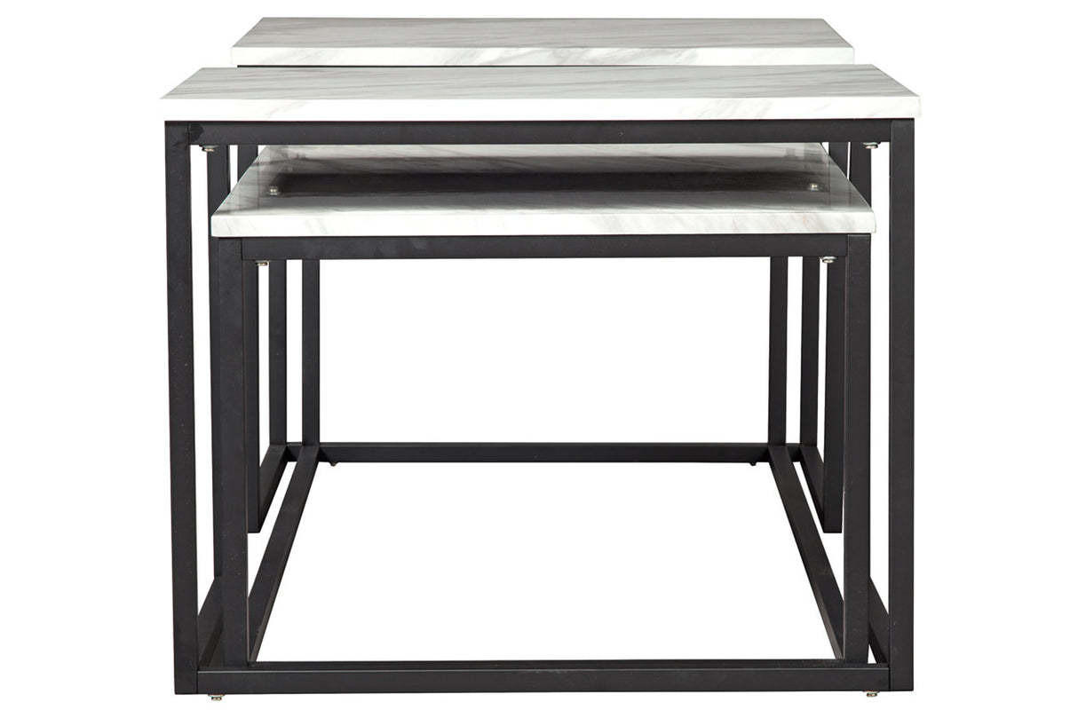 Donnesta Gray/Black Table from Ashley - Luna Furniture