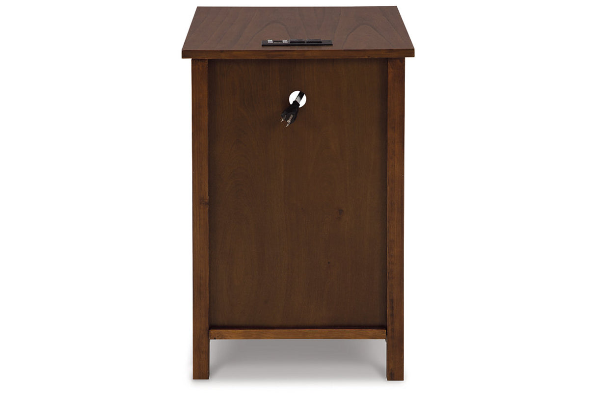 Treytown Brown Chairside End Table from Ashley - Luna Furniture