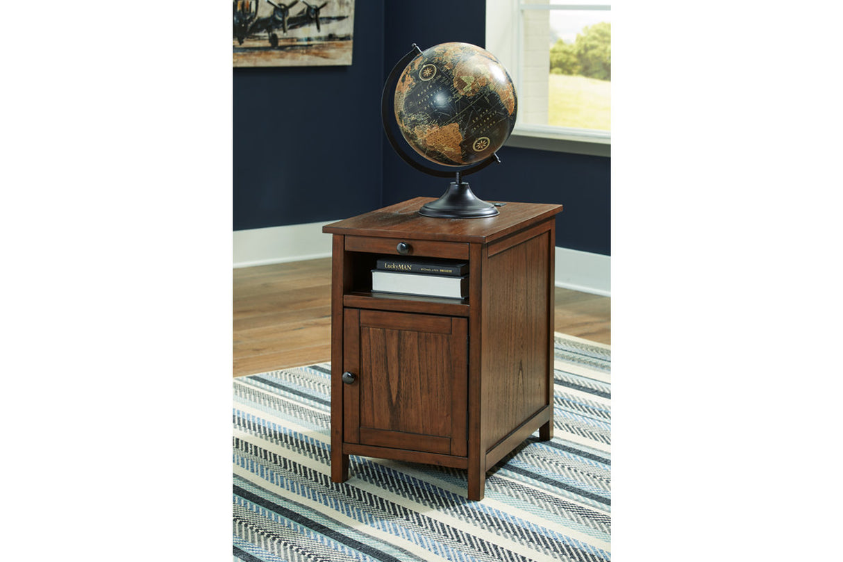 Treytown Brown Chairside End Table from Ashley - Luna Furniture