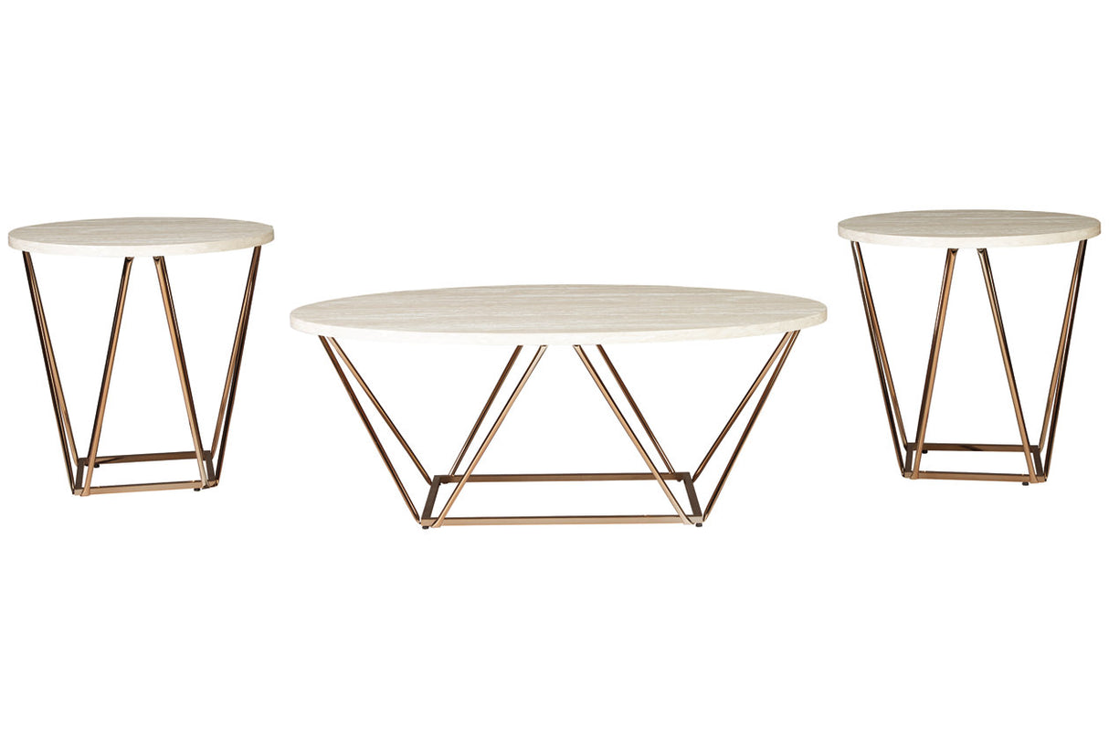Tarica Two-tone Table from Ashley - Luna Furniture
