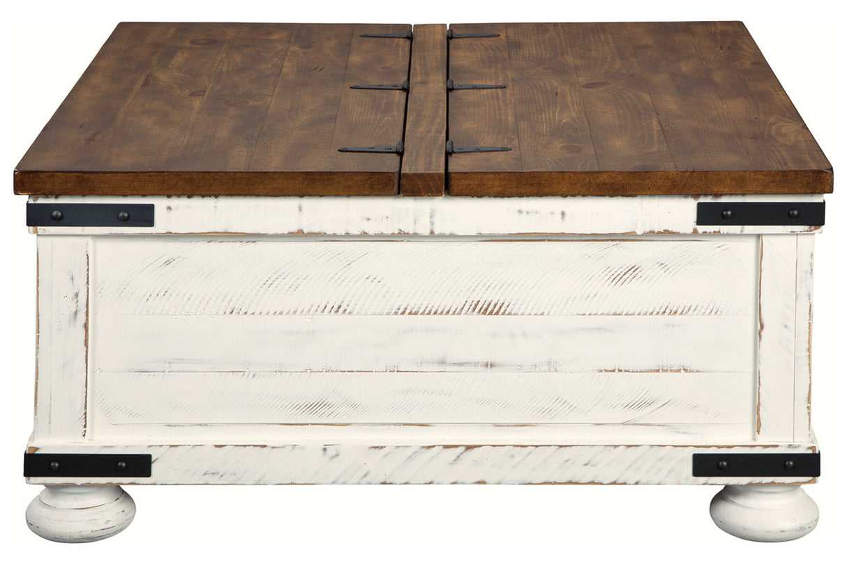 Wystfield White/Brown Coffee Table from Ashley - Luna Furniture
