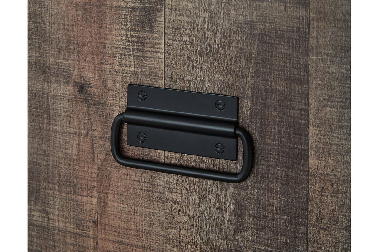 Hollum Rustic Brown Lift-Top Coffee Table from Ashley - Luna Furniture