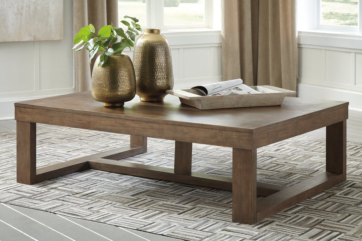 Cariton Gray Coffee Table from Ashley - Luna Furniture