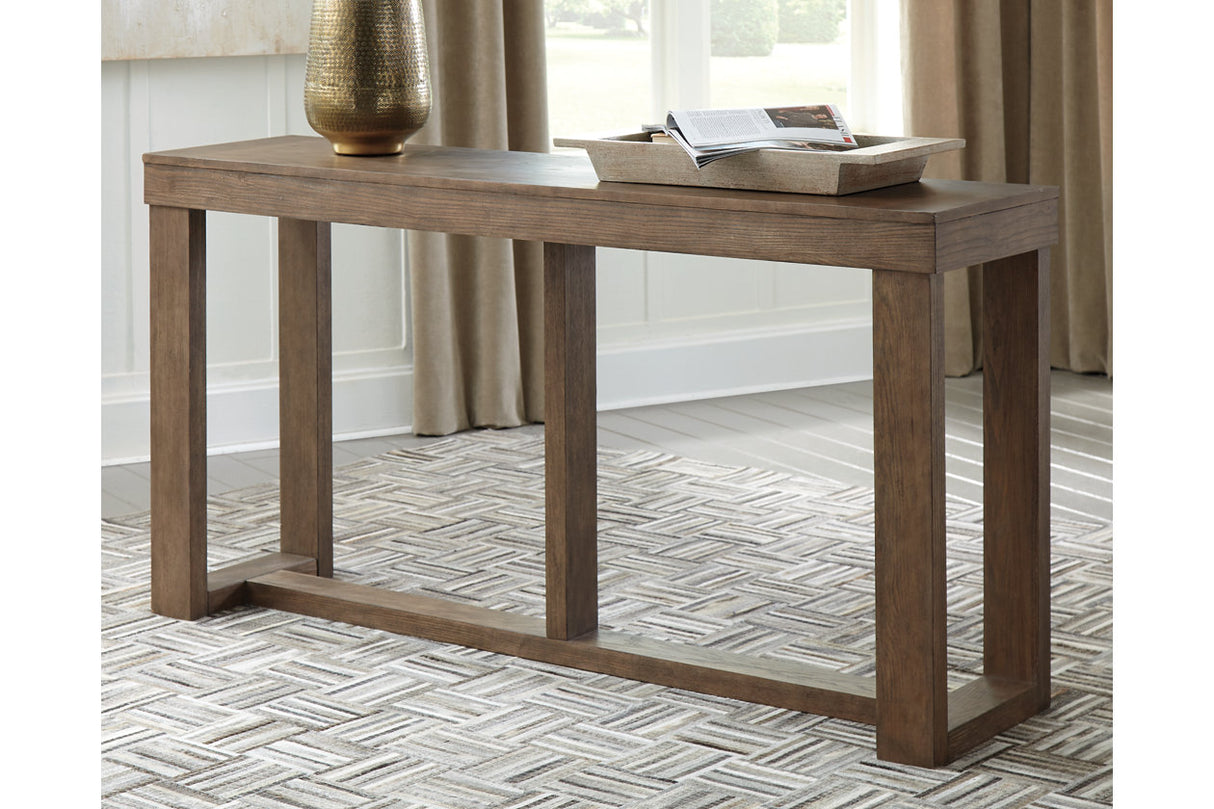 Cariton Gray Sofa/Console Table from Ashley - Luna Furniture