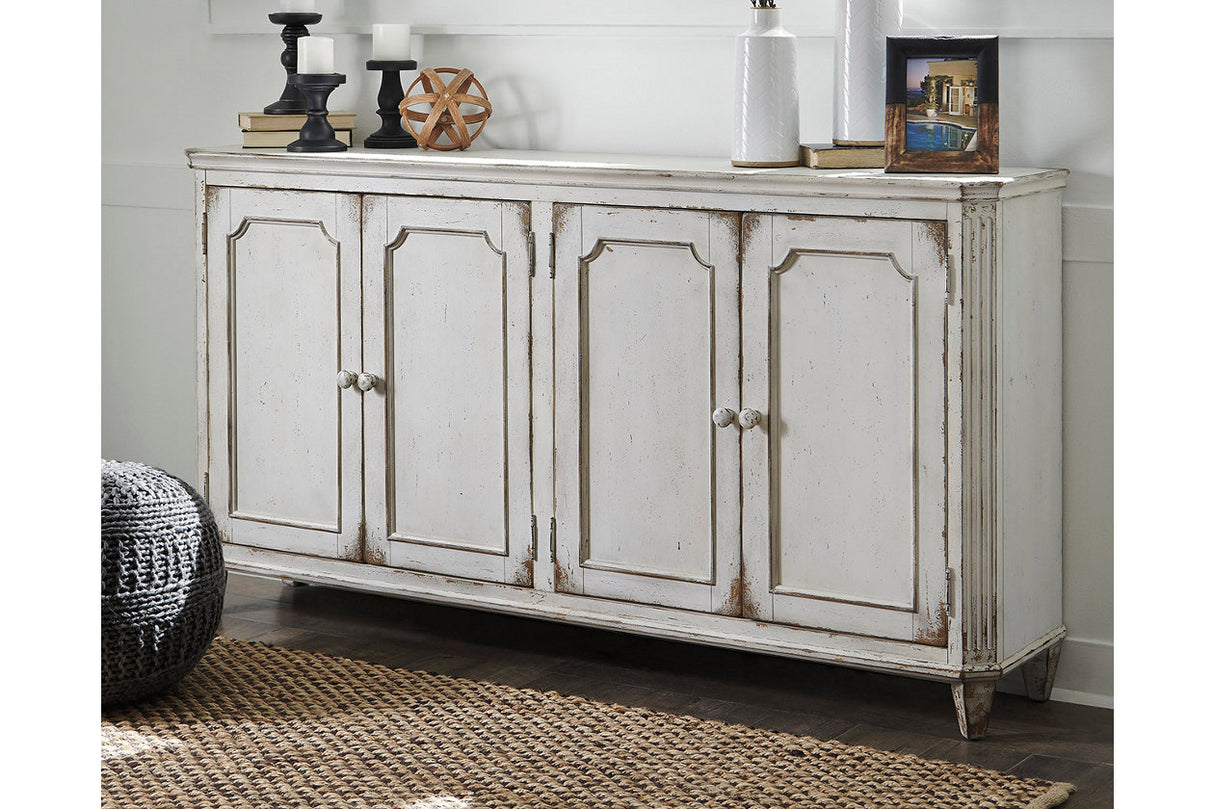 Mirimyn Antique White Accent Cabinet from Ashley - Luna Furniture