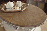 Realyn White/Brown Coffee Table -  - Luna Furniture