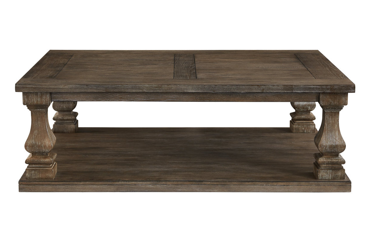Johnelle Gray Coffee Table from Ashley - Luna Furniture