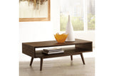 Kisper Dark Brown Coffee Table -  - Luna Furniture